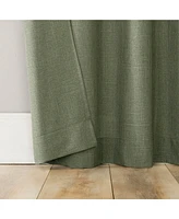 No. 918 Clifford Heathered Texture Semi-Sheer Tab Top Curtain Panel