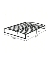 gaomon Bed Frame, Inch Low Profile Platform Bed Frame, Heavy Duty Metal Full Size Bed, Mattress Foundation With Steel Slat Support, Inch