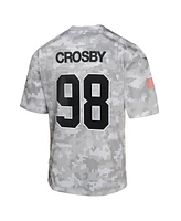 Nike Big Boys and Girls Maxx Crosby Arctic Camo Las Vegas Raiders 2024 Salute to Service Game Jersey