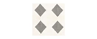 Bayshore Home Textured Tones Diamonds 7'10"x10' Area Rug