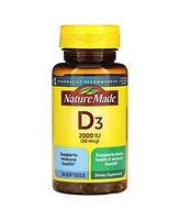 Nature Made Vitamin D3 50 mcg (2 000 Iu)