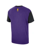 Nike Men's Purple Los Angeles Lakers 2024/25 City Edition Courtside Color Block T-Shirt