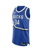 Nike Men's Giannis Antetokounmpo Royal Milwaukee Bucks 2024/25 Authentic Player Jersey - City Edition