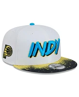 New Era Men's White Indiana Pacers 2024/25 City Edition 9FIFTY Snapback Hat