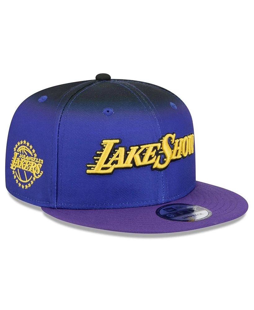 New Era Men's Purple Los Angeles Lakers 2024/25 City Edition 9FIFTY Snapback Hat