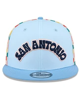 New Era Men's Light Blue San Antonio Spurs 2024/25 City Edition 9FIFTY Snapback Hat