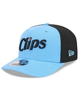 New Era Men's Blue La Clippers 2024/25 City Edition 9SEVENTY Stretch-Snap Hat