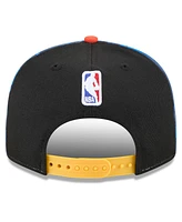 New Era Men's Black Oklahoma City Thunder 2024/25 City Edition 9FIFTY Snapback Hat