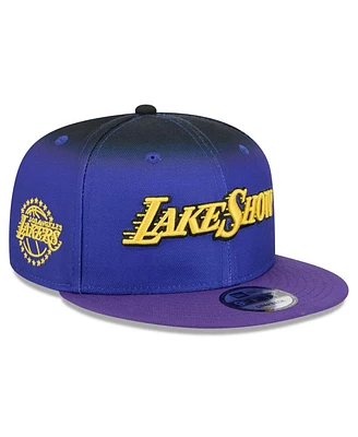 New Era Big Boys and Girls Purple Los Angeles Lakers 2024/25 City Edition 9FIFTY Snapback Hat