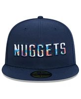 New Era Men's Navy Denver Nuggets 2024/25 City Edition Alternate 59FIFTY Fitted Hat