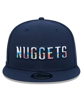 New Era Men's Navy Denver Nuggets 2024/25 City Edition Alternate 9FIFTY Snapback Hat