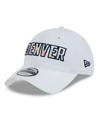 New Era Men's White Denver Nuggets 2024/25 City Edition 9TWENTY Adjustable Hat