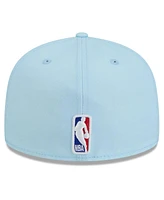 New Era Men's Light Blue San Antonio Spurs 2024/25 City Edition Alternate 59FIFTY Fitted Hat