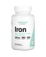 Nutricost Women Iron With Vitamin C Folate & Vitamin B12