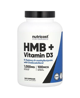 Nutricost Performance Hmb + Vitamin D3