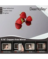 DeerValley Led Bathroom Mirror with Lights,Smart Dimmable Vanity Mirrors for Wall,Anti-Fog Makeup Mirror
