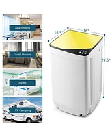 Gouun 7.7 lbs Full-Automatic Washing Machine with Washer & Spinner, Germicidal Function