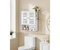 Slickblue Wall-Mounted Bathroom Medicine Cabinet, Space Saving Bathroom Storage Cabinet