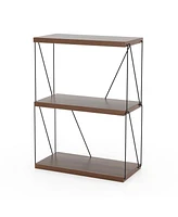 Gouun 3-Tier Multipurpose Display Rack with Metal Frame