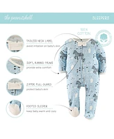 The Peanutshell Baby Boys Layette Gift Set Boys, Blue Safari Explorer, 30 Essential Pieces