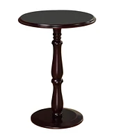 Kings Brand Furniture Dark Cherry Finish Wood Plant Stand Accent Side End Table