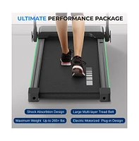 SereneLife 2.5 Hp Foldable Motorized Treadmill with Led Display