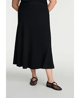 Eloquii Plus Elements Maxi Sweater Skirt