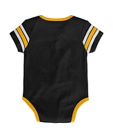 Outerstuff Baby Boys and Girls Black Boston Bruins Hockey Jersey Bodysuit