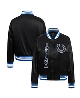 Pro Standard Women's Black Indianapolis Colts Indiana Nights Bomber Jacket