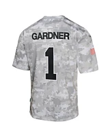 Nike Big Boys and Girls Sauce Gardner Arctic Camo New York Jets 2024 Salute to Service Game Jersey