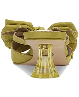 Circus Ny by Sam Edelman Women's Natalina Bow Kitten-Heel Dress Sandals