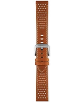 Tissot Men's Swiss Automatic PR516 Powermatic 80 Perforated Leather Strap Watch 38mm