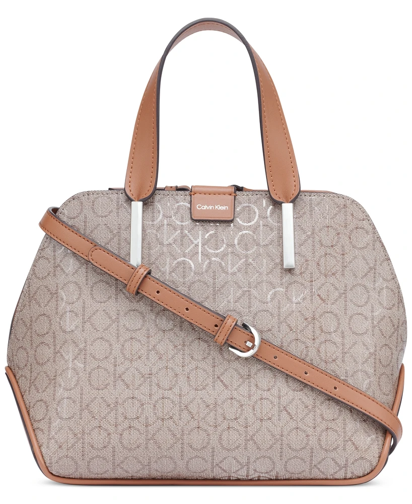 Calvin Klein Audrey Signature Convertible Satchel