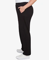 Alfred Dunner Plus French Quarter Soft Brushed Knit Short Length Pants