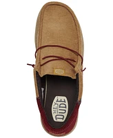 Hey Dude Men's Wally Corduroy Casual Moccasin Sneakers from Finish Line