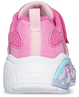 Skechers Toddler Girls' Play Scene - Fun Squad Fastening Strap Casual Sneakers from Finish Line