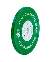 ProsourceFit Color Training Bumper Plate 25 lb, Green