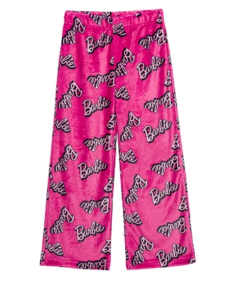 Barbie Big Girls logo Plush Lounge Pant