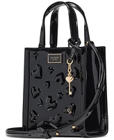 kate spade new york Key to My Heart Embossed Patent Leather Manhattan Mini Tote