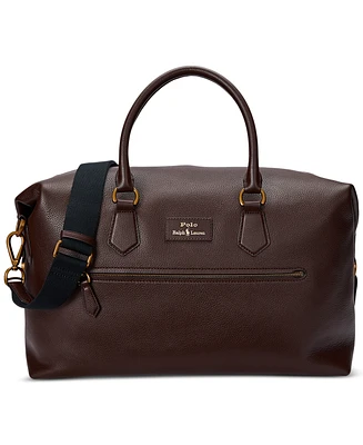 Polo Ralph Lauren Men's Pebbled Leather Duffel
