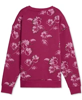 Puma Women's Essentials Floral Vibes Crewneck Sweatshirt