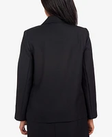 Alfred Dunner Petite Classic Fitted Blazer Jacket