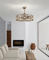 Home Accessories 26.8" Neske Indoor Ceiling Fan with Light Kit and Remote