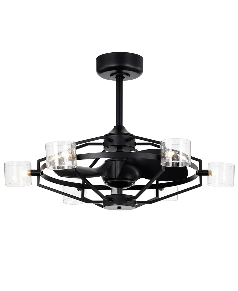 Home Accessories 35" Damita 6-Light Indoor Ceiling Fan with Light Kit and Remote