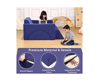 gaomon 7Pcs Kids Play Couch, Modular Kids Sofa Toddler Couch