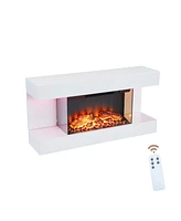 Boyel Living Hanging Electric Fireplace with Remote Control