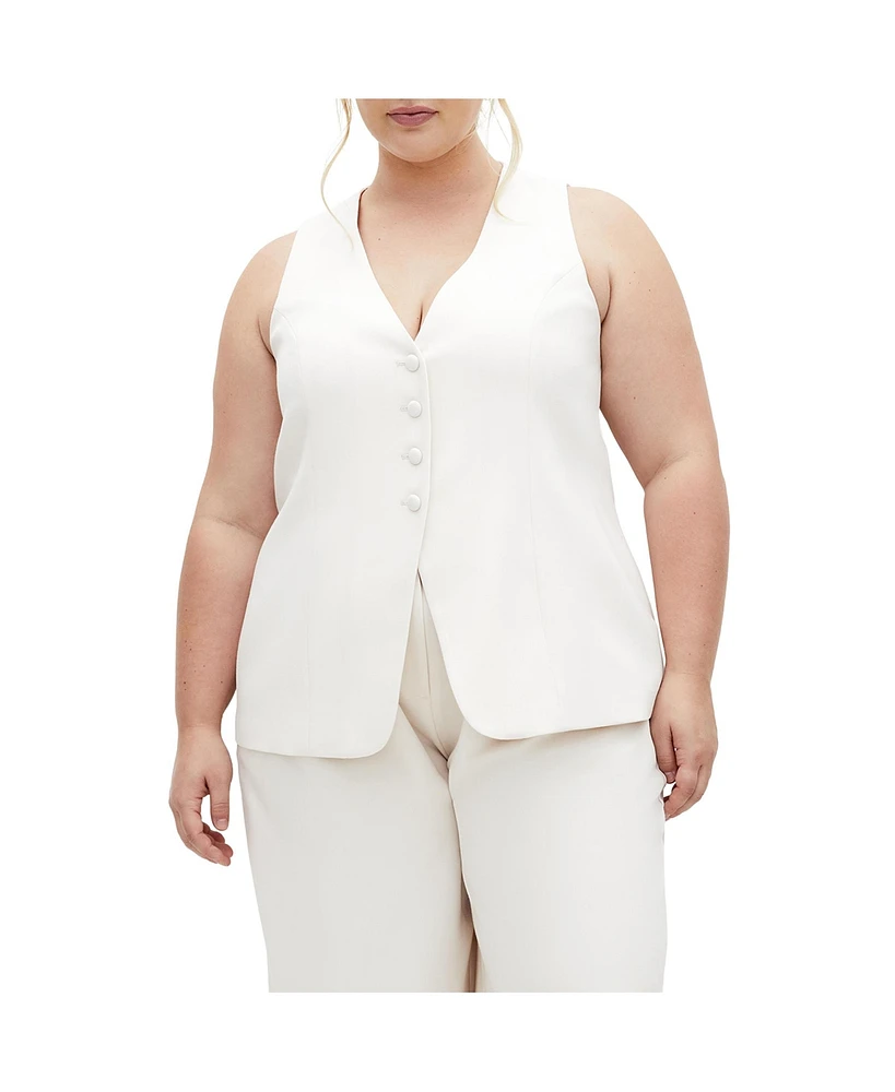 City Chic Plus Tori Vest