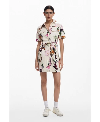 Desigual Women's Utility shirt dress