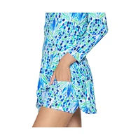 G Lifestyle Clothing Women's Back Yoke Ruffle Skort