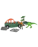 Wild Republic E-Team Box Set T-Rex Figurines, 6 Pieces